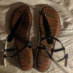 Sam Edelman Gig Thong - like new, black size 8